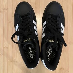 Adidas Black Sneakers with White Accents